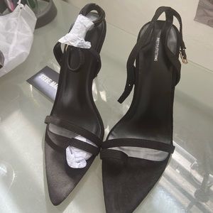 Pretty Little Thing never-worn strappy heels